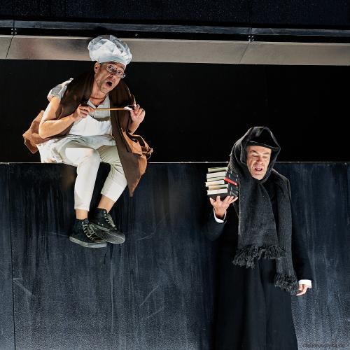 Mein Kampf von George Tabori im Ernst Deutsch Theater Hamburg. <br><sub>(30.05.2012, Nikon D4, 98 mm, f/4, 1/25, ISO 3.200)</sub>