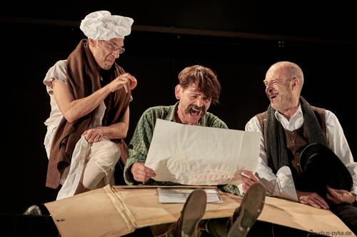 Mein Kampf von George Tabori im Ernst Deutsch Theater Hamburg. <br><sub>(30.05.2012, Nikon D4, 185 mm, f/4, 1/200, ISO 3.200)</sub>